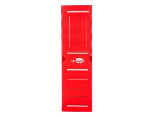 Caixa para arquivo morto liderpapel em polipropileno vermelho formato 360x260x100 mm , Liderpapel , 16641 , 8423473166417